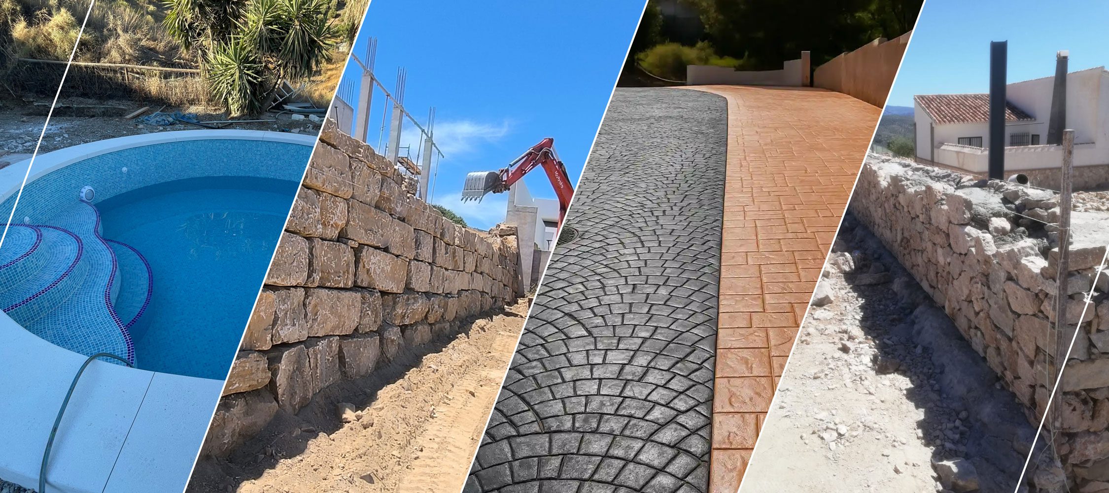 MURES - Excavaciones, Muros de Escollera, Hormigón Impreso y Piscinas en Málaga
