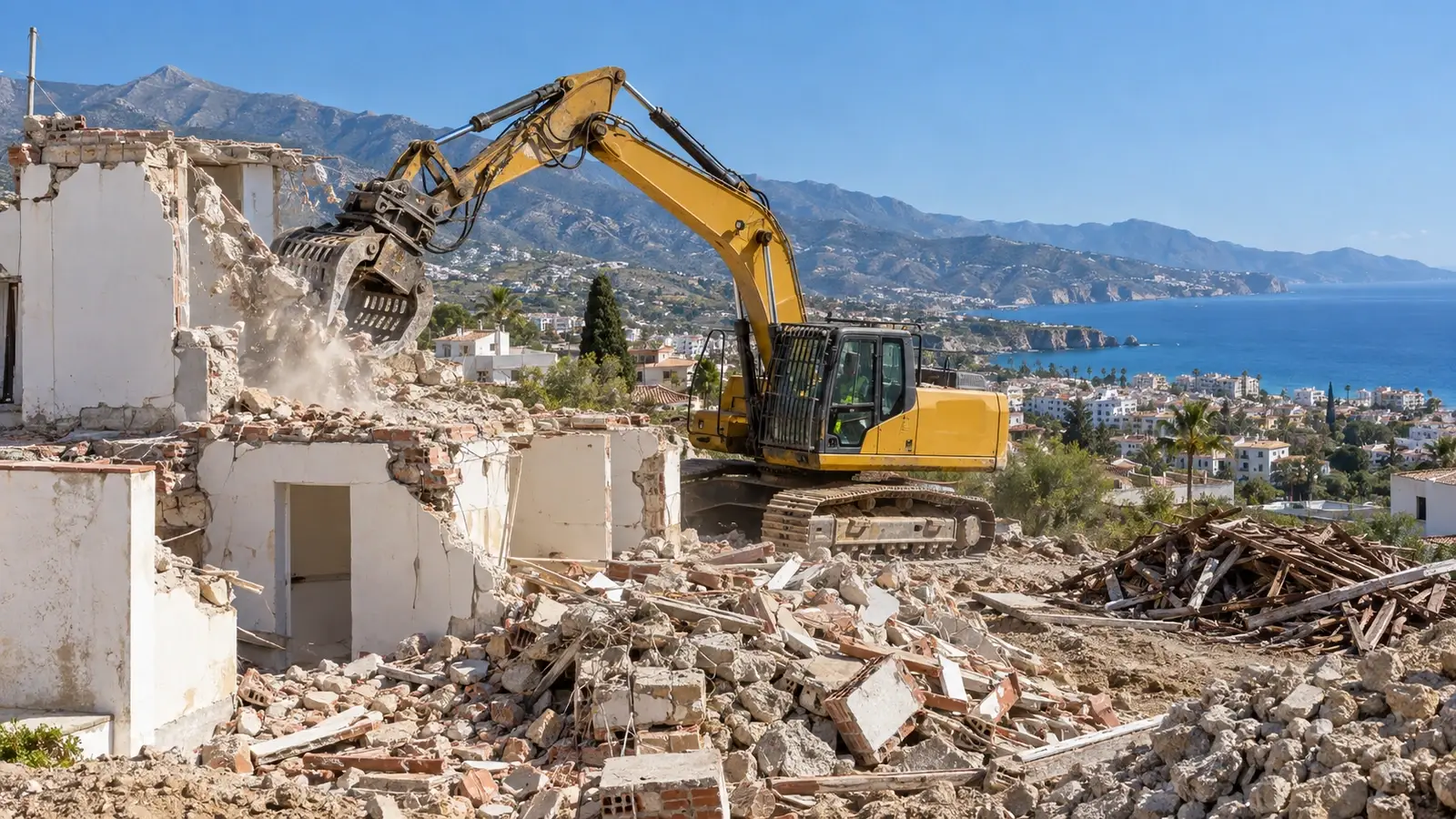 Demolition in Nerja