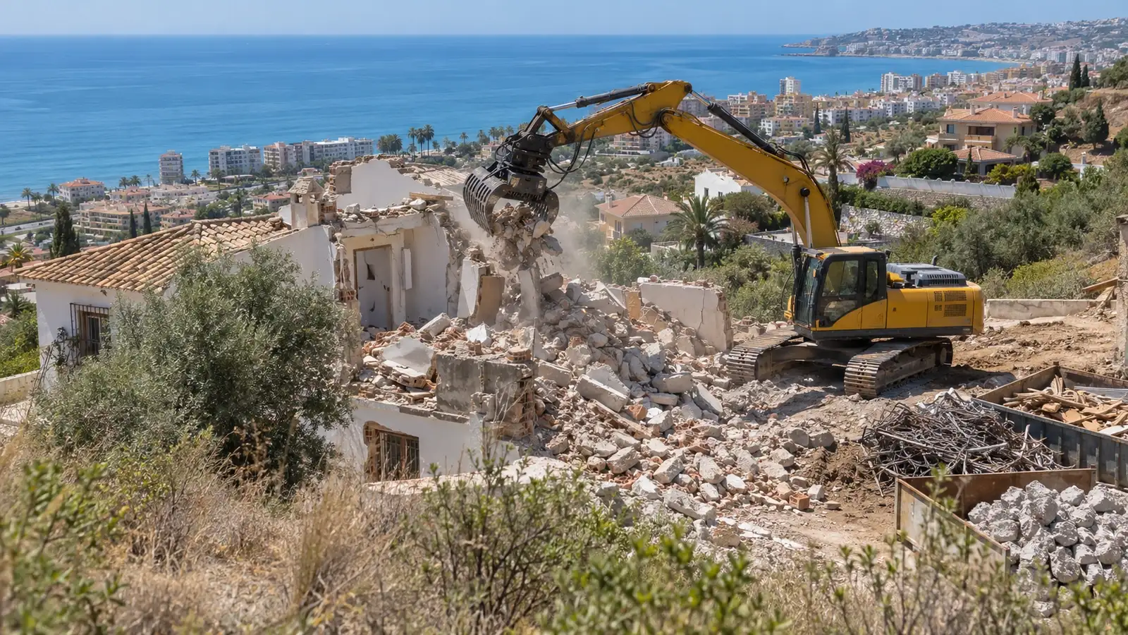 Demolition in Rincón de la Victoria