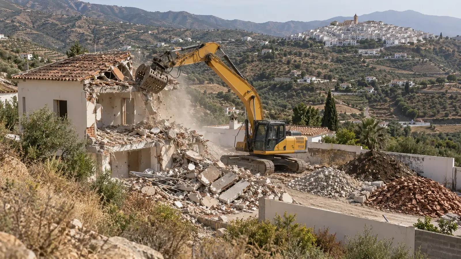 Demolition in Torrox