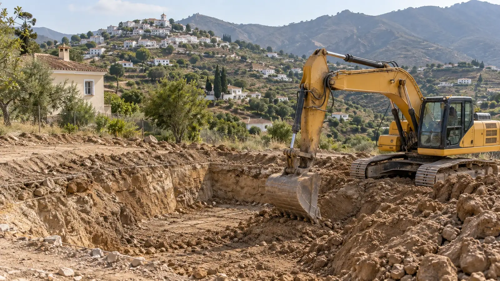 Excavation in Algarrobo