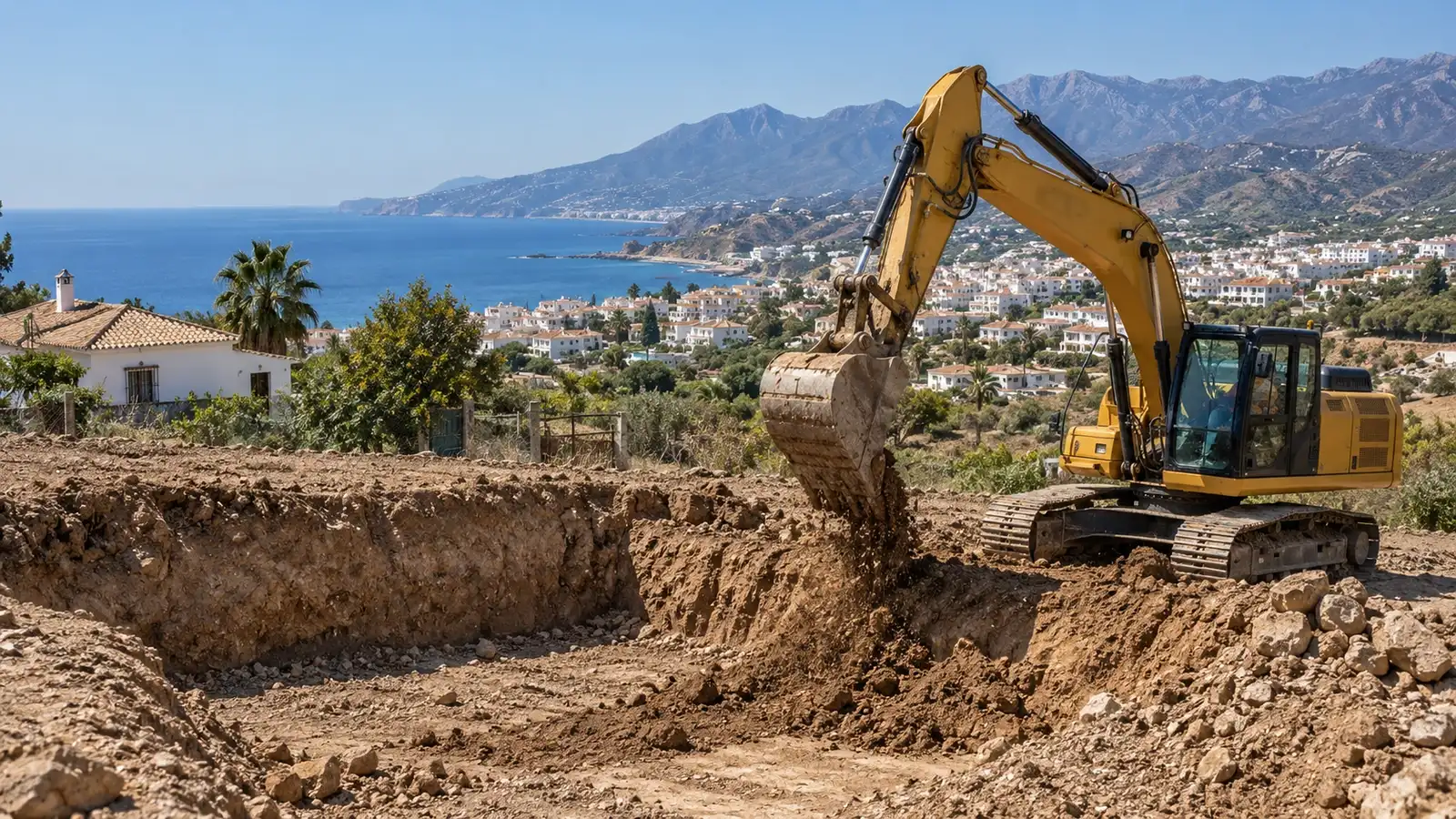 Excavation in Nerja