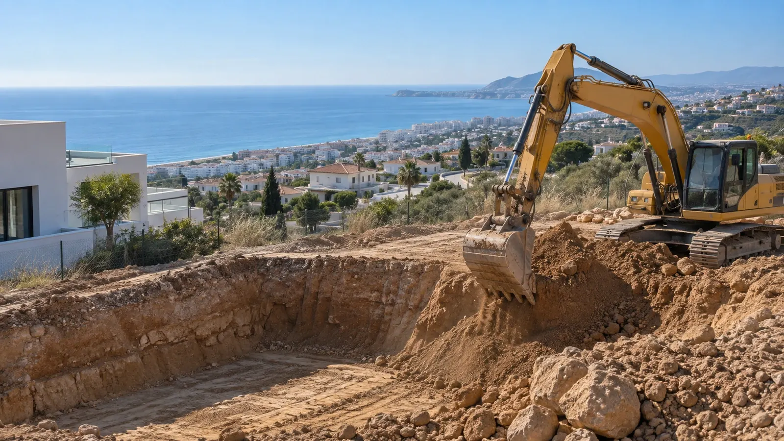 Excavación en Rincón de la Victoria