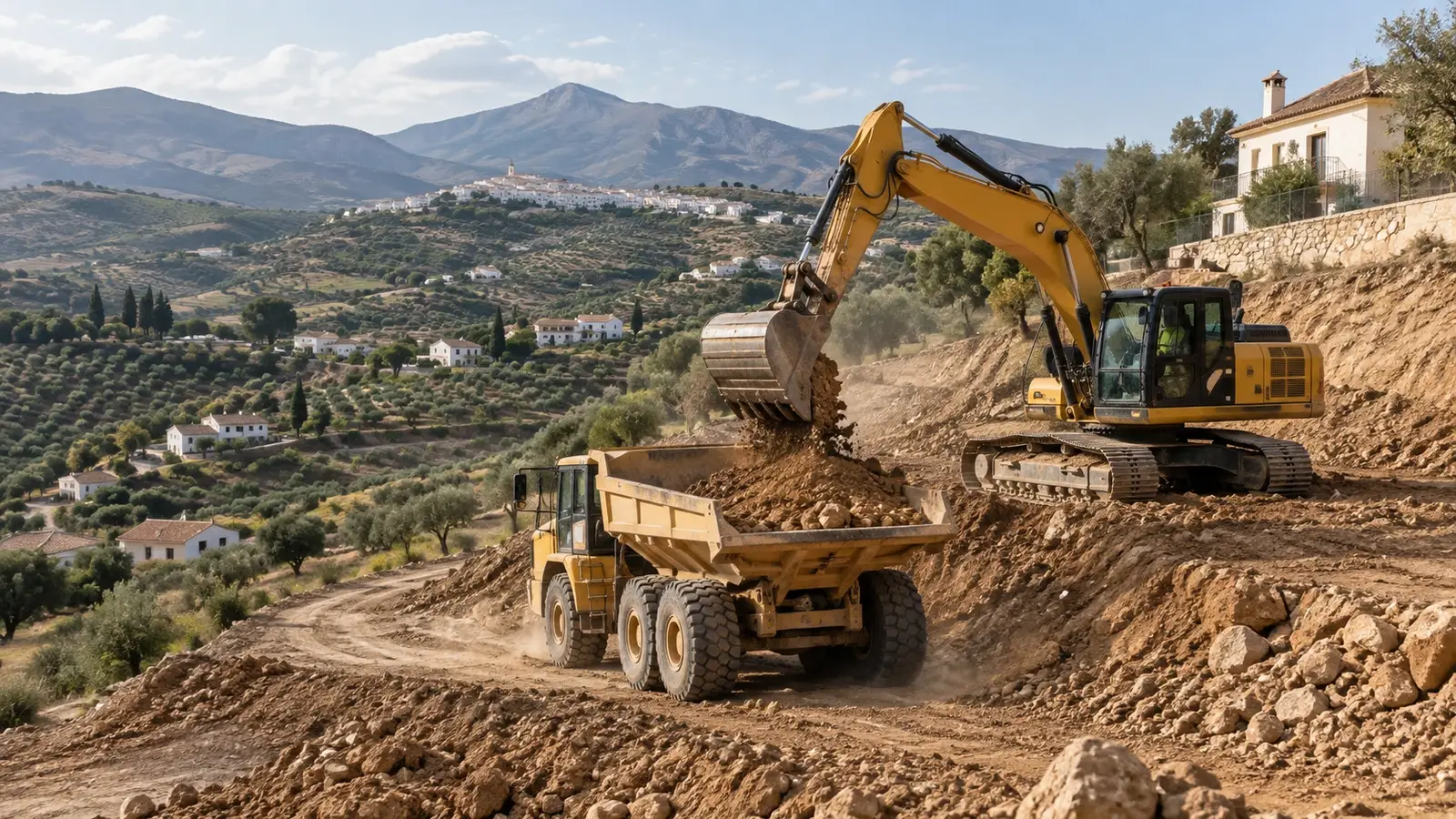Earthworks in Periana