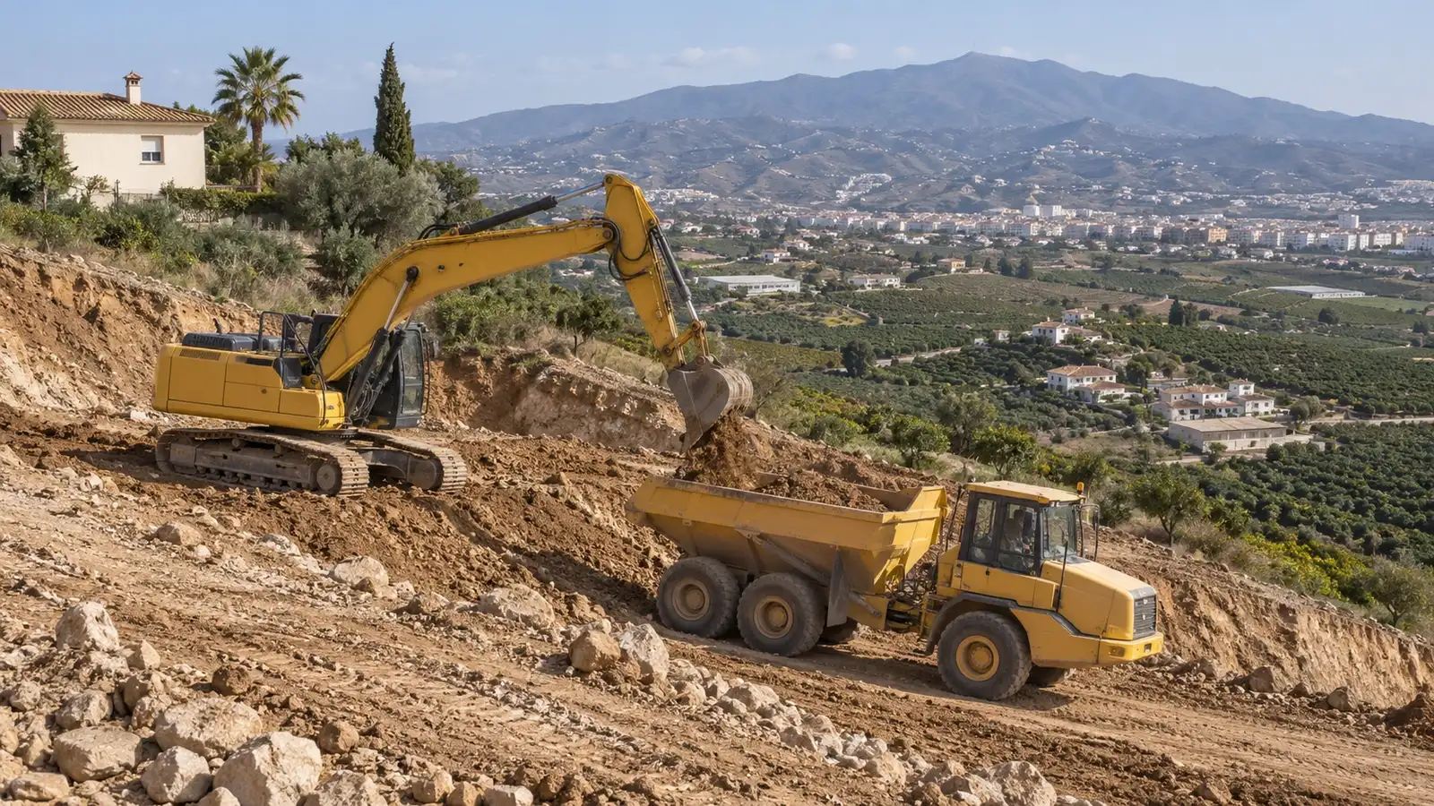 Earthworks in Vélez-Málaga