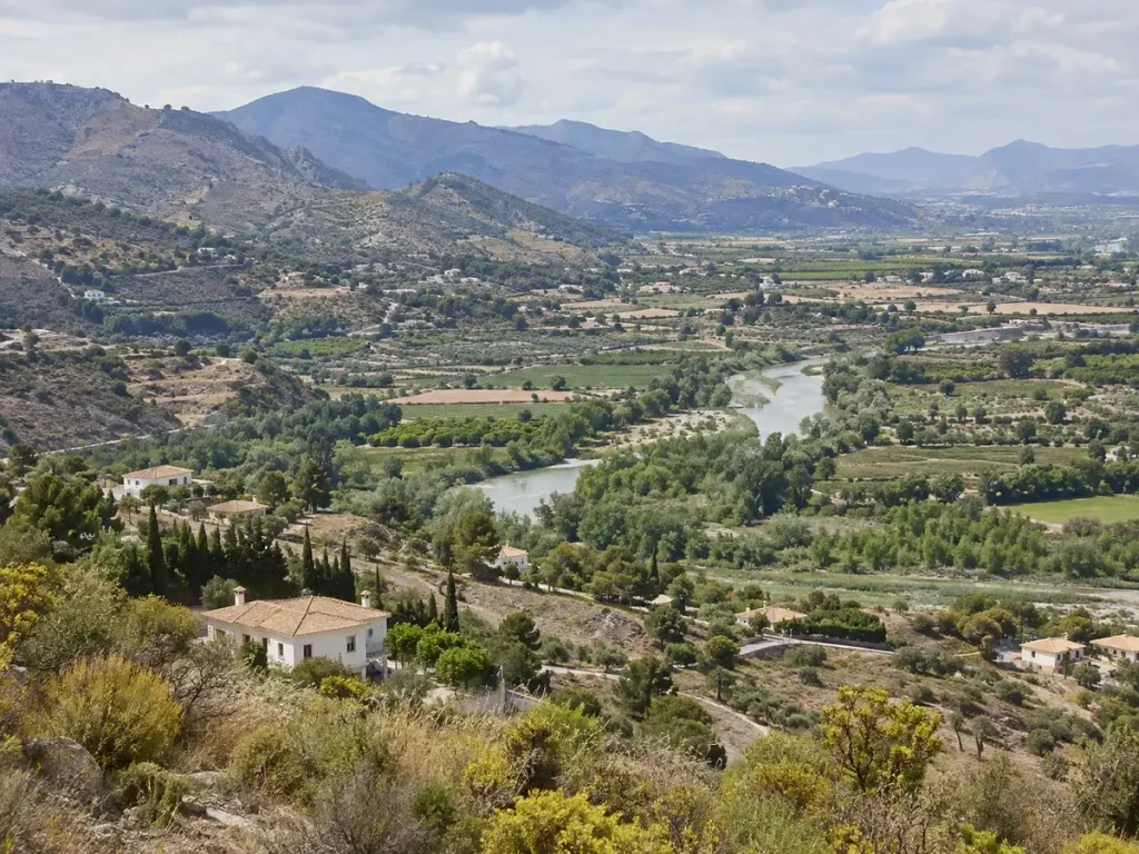 Hillside urbanisations in Alhaurín de la Torre