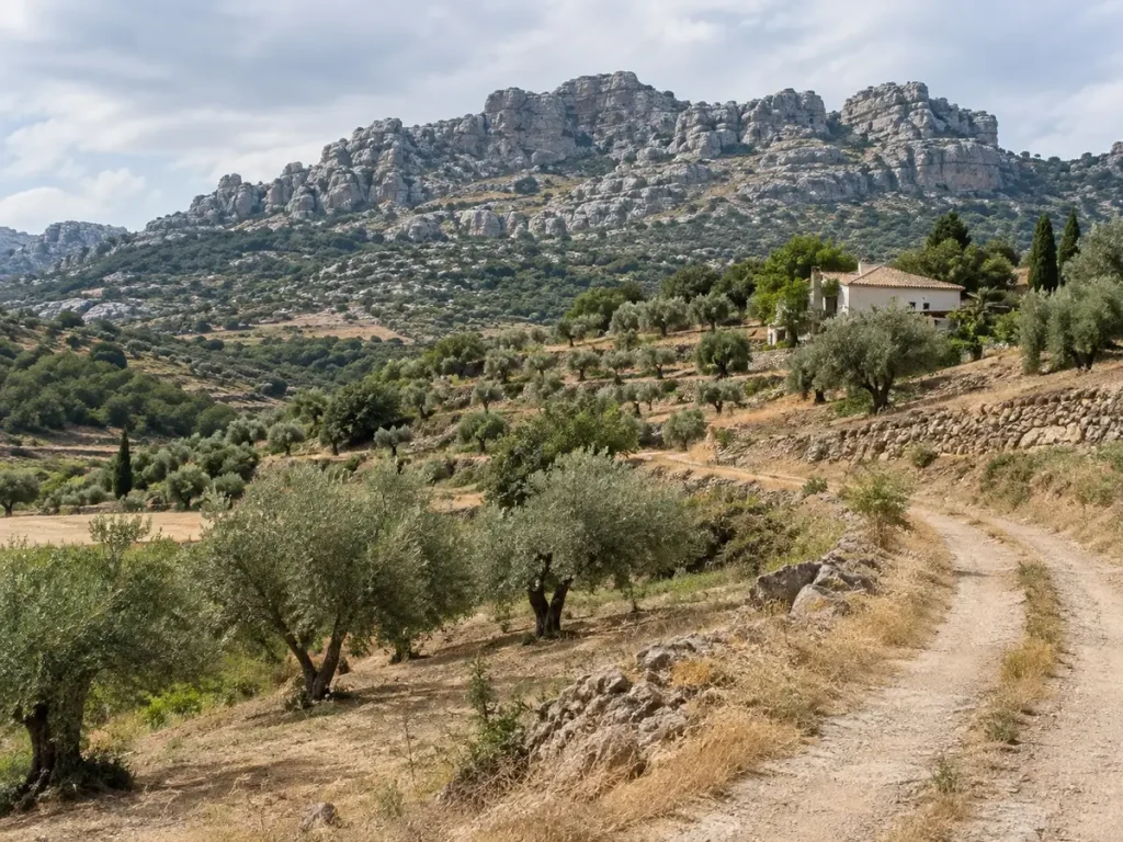 Countryside at the foot of El Torcal