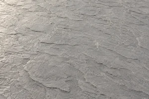Hormigón impreso con molde Manta Pizarra en color Pizarra